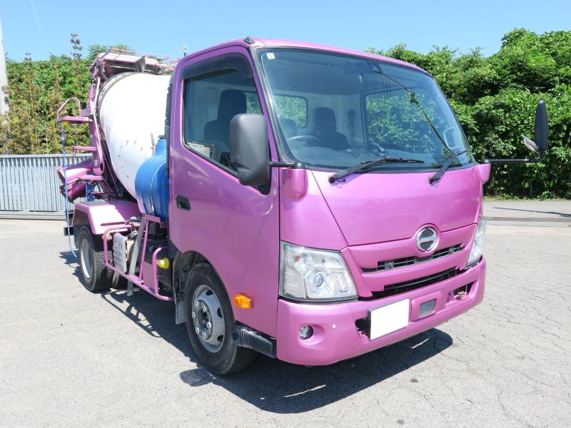令和4年3月 日野 小型 2KG-XZU700M ミキサーの写真