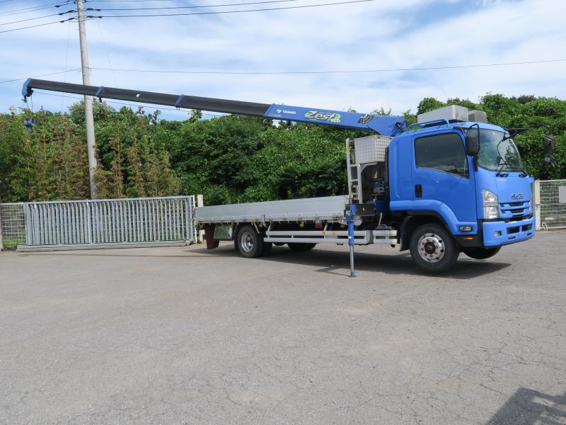 平成28年1月 いすゞ 増ﾄﾝ LPG-FTR90S2 クレーンの写真