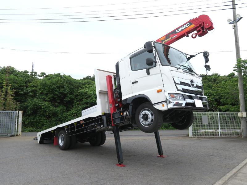 令和6年4月 日野 増ﾄﾝ 2KG-FE2ACA セルフクレーンの写真