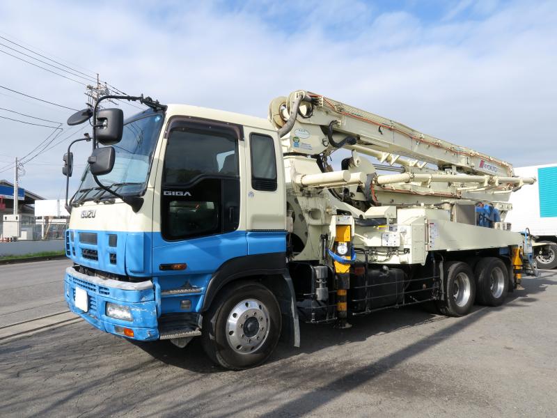 平成22年8月 いすゞ 大型 PDG-CYZ77Q8改 コンクリートポンプ車の写真