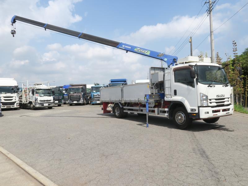 平成27年3月 いすゞ 増ﾄﾝ LPG-FTR90S2 クレーンの写真
