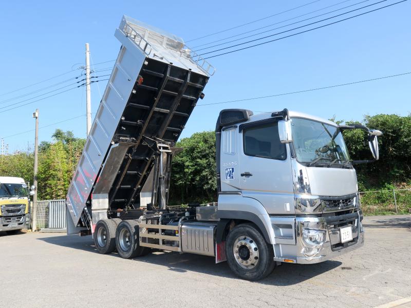 令和3年3月 三菱 大型 2PG-FV70HY ロング深ダンプ(ステン)の写真