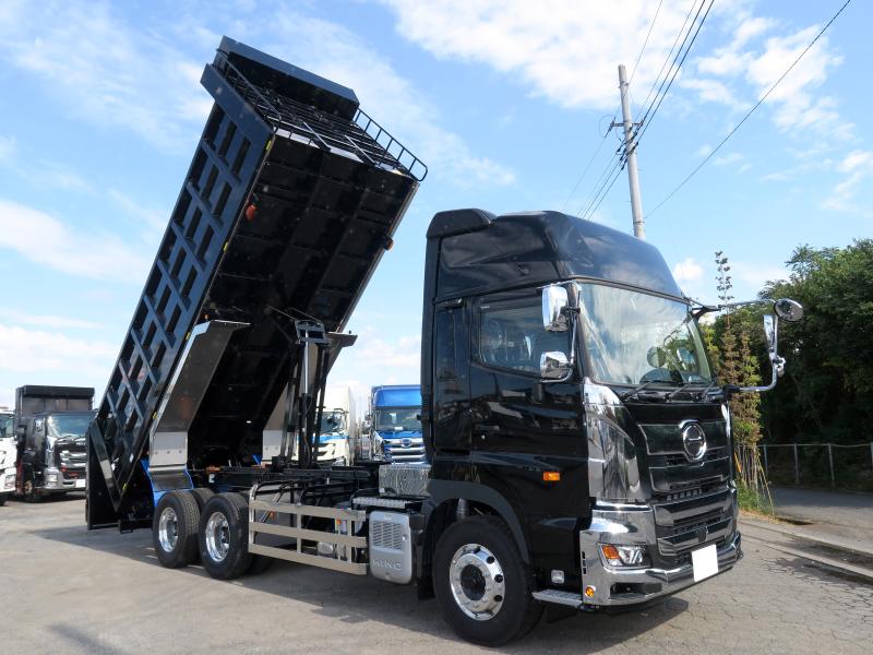 令和7年10月 日野 大型 2DG-FS1AJE ロング深ダンプの写真