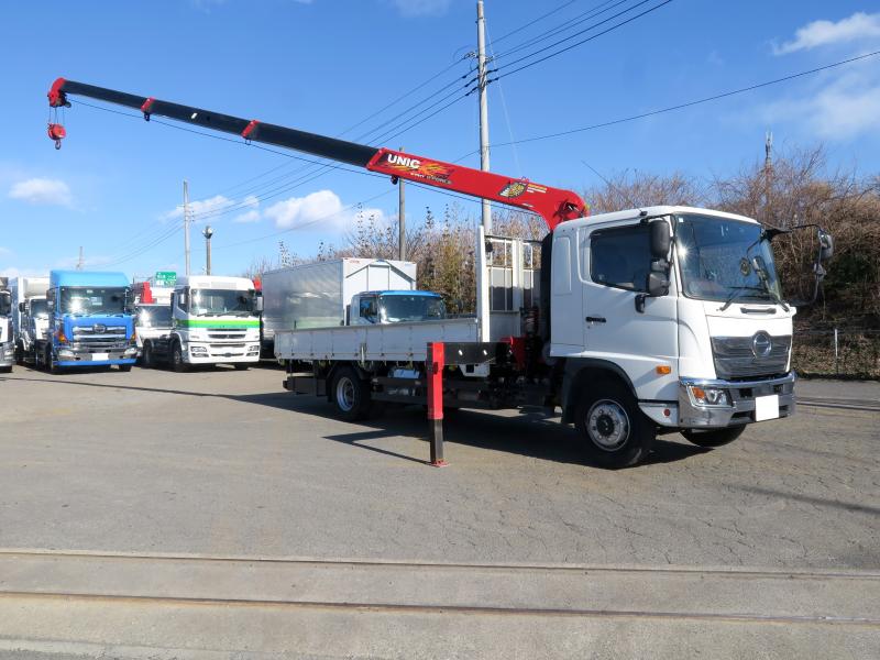 令和2年1月 日野 増ﾄﾝ 2KG-FE2ABG クレーンの写真