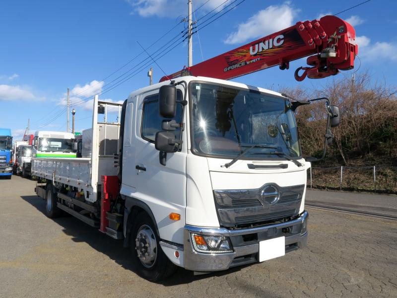 令和2年1月 日野 増ﾄﾝ 2KG-FE2ABG クレーンの写真