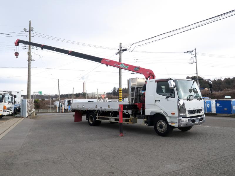 平成26年3月 三菱 増ﾄﾝ QKG-FK62FZ クレーンの写真