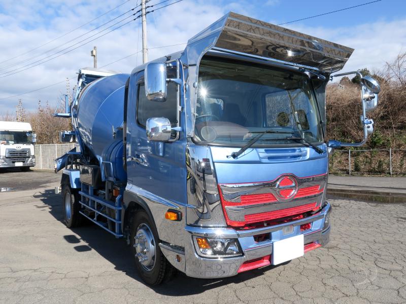 令和3年8月 日野 増ﾄﾝ 2KG-FJ2ABA ミキサーの写真