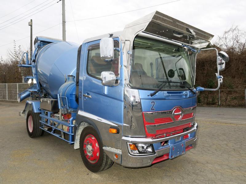 令和3年8月 日野 増ﾄﾝ 2KG-FJ2ABA ミキサーの写真