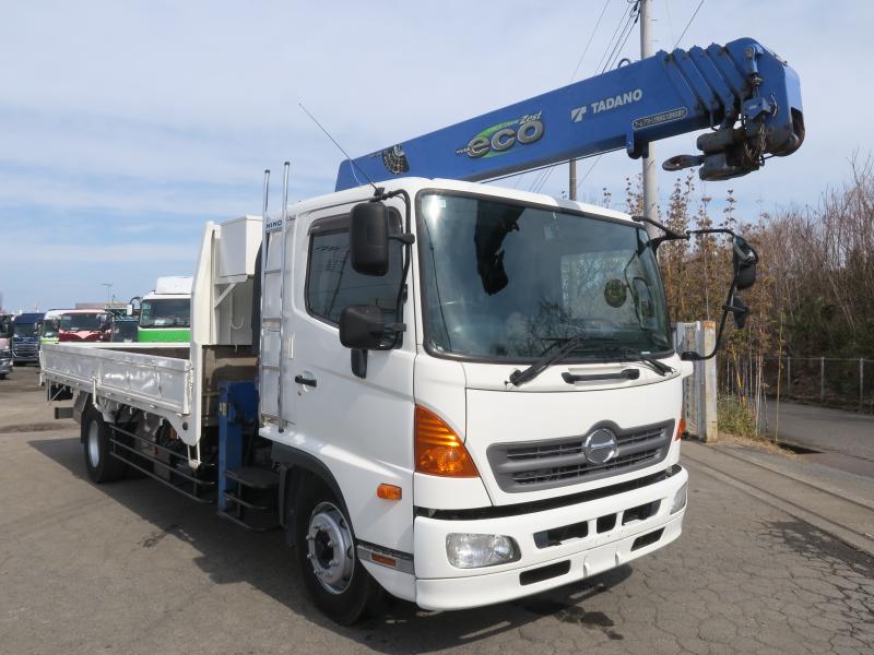 平成26年6月 日野 増ﾄﾝ QKG-FE7JLAA クレーンの写真