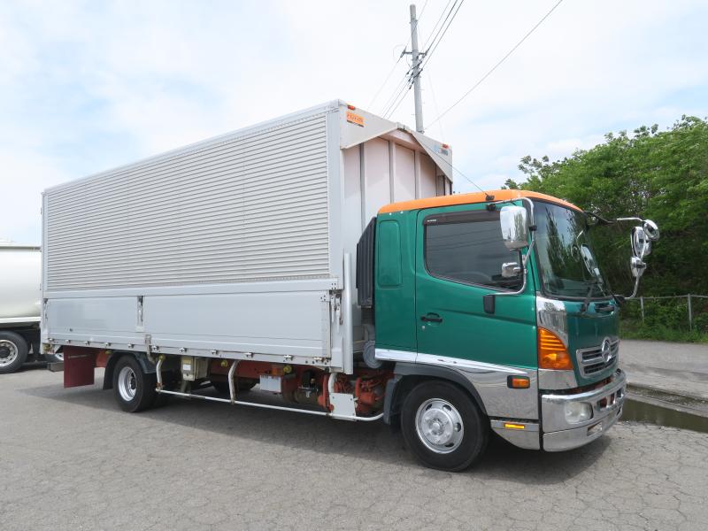 平成25年3月 日野 中型 TKG-FD7JLAG アルミウイングの写真