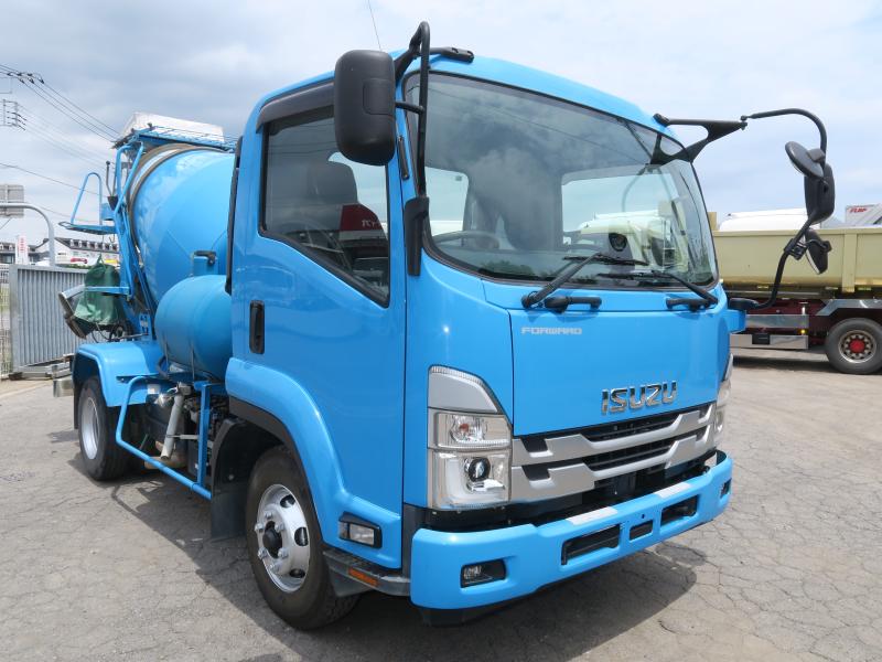 令和3年10月 いすゞ 中型 2PG-FRR90S2 ミキサーの写真