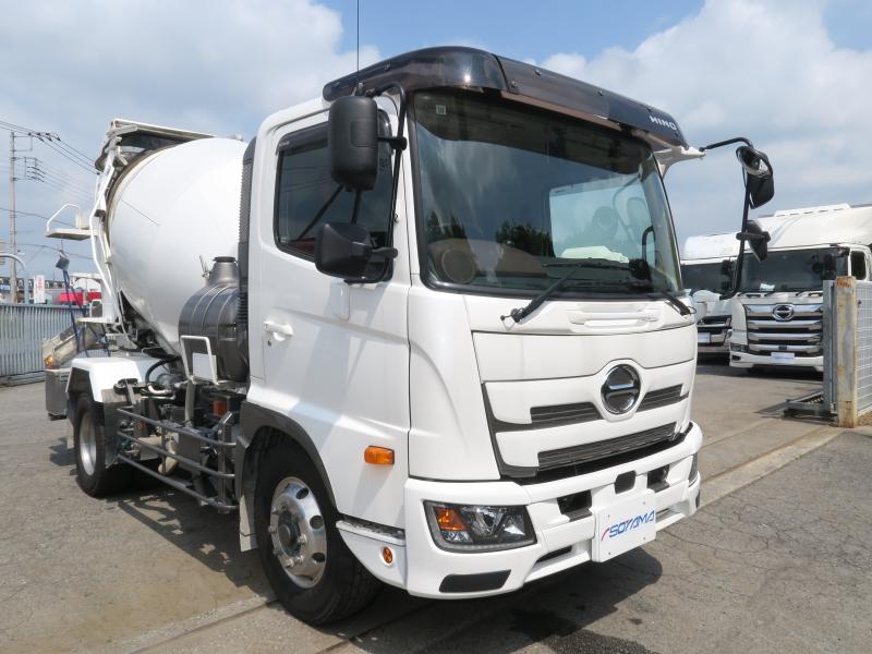 令和4年10月 日野 増ﾄﾝ 2KG-FJ2ACA ミキサーの写真